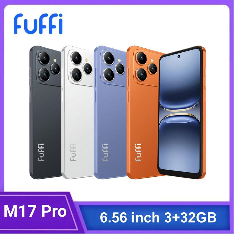 Fuffi-M17 Pro Smartphone, 6.56-Inch Screen, Unlock 4G Network, Android 10.0, 3+32GB Memory, 3100Mah Battery, Dual Sim, Quad-Core Processor
